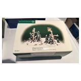 Dept 56 Snow Village Express Van, Happy New Year and Majestic Woodland Birds