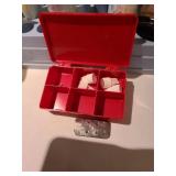 Tri-chem products tube paints in storage caddy and tips