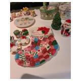 Miniature tea sets, 2 new in boxes, plus small Easter tins