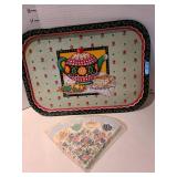 Mary Engelbreit tins and napkins.