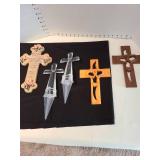 24 pct. lead crystal Teleflora crosses and others