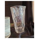 Vases with faux flowers