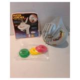 Saucer launcher disc shooter.