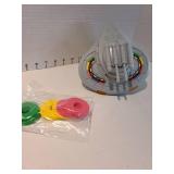 Saucer launcher disc shooter.