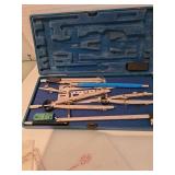 Professional Drafting Tool Set with Speed-Up Geometry Ruler