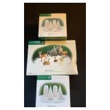 Department 56 Village Accessories, animals and shrubs