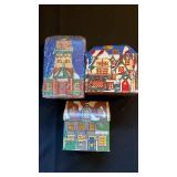 Department 56 North Pole series ornaments and Dickens 1994 ornament