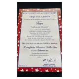 Seraphim Classics Hope For America 9/11 Memorial Angel Figurine