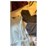 Ladies size large capris, shorts and sweatshirt