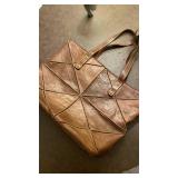 Vera Bradley zip top tote and Italian leather tote