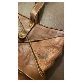 Vera Bradley zip top tote and Italian leather tote