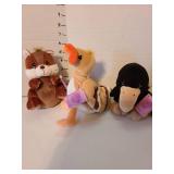 Precious Moments plush animals.