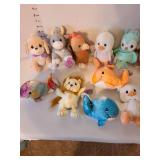 Preciou Moments stuffed animals.