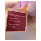 Jaymar Creations 100 pct. German mohair, hand-cut, hand-sewn, limited edition, Happy bear