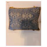 Lined throw blanket 44x80 and throw pillow