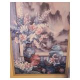 Framed wall decor, 44x35 with COA, two Thomas Kinkade soft cover catalog books, more