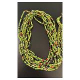 Beaded necklaces