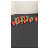 Wooden Merry Christmas blocker