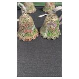 Cloisonne bells and ornaments, boxed set, very pretty