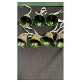 Cloisonne bells and ornaments, boxed set, very pretty
