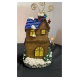 Santas toy shop figurine, 11x6x5