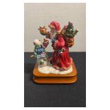 Santa and snowman music box