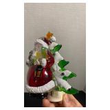 Ornaments with Santa and tree nightlights