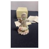 Enesco Santas, Lenox Gingerbread Man trinket box, Lenox First Issue Wedding Cake Trinket Box