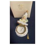 Lenox Christmas tree ornament and Lenox Winnie the Pooh trinket box