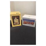 Enesco Christmas Music Box and Scotts Santa Train