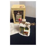 Enesco Christmas Music Box and Scotts Santa Train