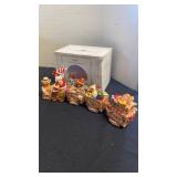 Enesco Christmas Music Box and Scotts Santa Train