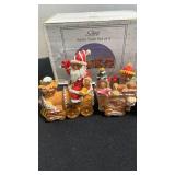 Enesco Christmas Music Box and Scotts Santa Train