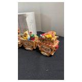 Enesco Christmas Music Box and Scotts Santa Train