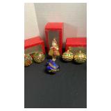 Beautiful glass Christmas ornaments all from Dillards