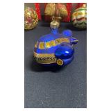 Beautiful glass Christmas ornaments all from Dillards