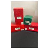 Beautiful glass Christmas ornaments all from Dillards