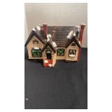 Ceramic English Tudor house, Snow Village collectible by Department 56