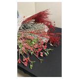 Festive glittered sprays