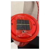 Holiday metal solar lantern 11in from Plow and Hearth