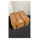 Crate full of ornaments