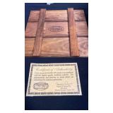 Crate full of ornaments