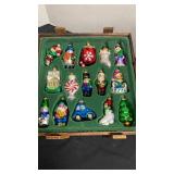 Crate full of ornaments