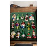 Crate full of ornaments