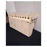 Rustic wall hanging coat hook rack with shelf,15x25.5x6.5