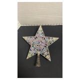 Iridescent Crystal Star Tree Topper