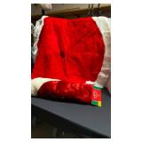 Tree skirts, one is 46in diameter and new one is 48in diameter