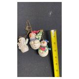 Christmas Village Toy Factory by Bundle Town with ornaments