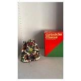 Crinkle Claus no light 6 inches tall