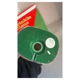 Crinkle Claus Christmas Cottage Figurine no light 6 inches tall